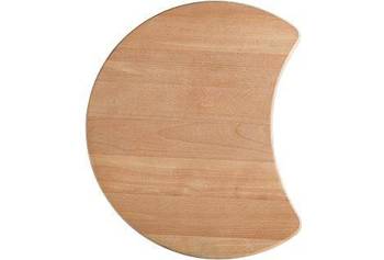 Deska do krojenia Blanco z litego drewna bukowego ∅410mm deska kuchenna do okrągłych zlewozmywaków