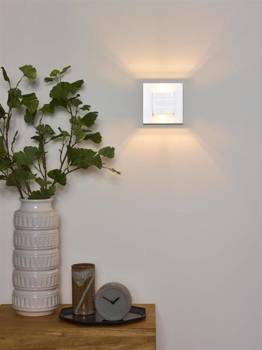 Kinkiet ścienny Lucide Bok chrom nowoczesna designerska lampa ścienna do salonu przedpokoju lub sypialni