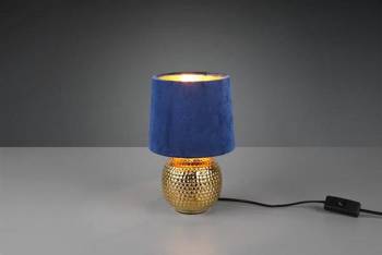 Lampa stojąca RL SOPHIA  złotaniebieski stołowa