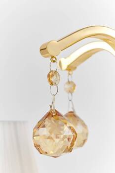 Lumina Deco Venisia W6 złoty klasyczny żyrandol kryształowy