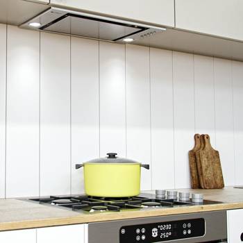 Okap kuchenny Globalo Retio 60.1 inox podszafkowy wciąg do zabudowy dyskretny idealny do kuchni klasycznych i nowoczesnych
