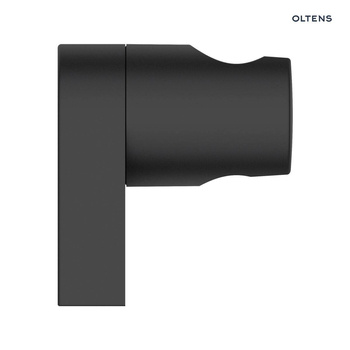 Uchwyt prysznicowy Oltens Gide czarny mat minimalistyczny nowoczesny regulowany uchwyt na słuchawkę natryskową