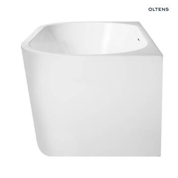 Wanna wolnostojąca Oltens Delva 150 x 70 cm biały nowoczesna wanna przyścienna do luksusowej łazienki